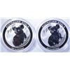 Image 1 : 2-2019 ONE OUNCE .999 SILVER KOALA  COINS