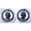 Image 2 : 2-2019 ONE OUNCE .999 SILVER KOALA  COINS