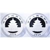Image 2 : 2-2019 CINESE 1oz SILVER PANDAS