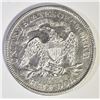 Image 2 : 1876-CC SEATED HALF DOLLAR, AU/BU