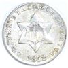 Image 1 : 1852 3-CENT SILVER, XF/AU