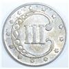Image 2 : 1852 3-CENT SILVER, XF/AU