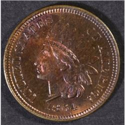 1864  L  INDIAN CENT, GEM BU RB