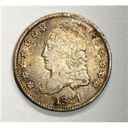1831 CAPPED BUST HALF DIME, XF
