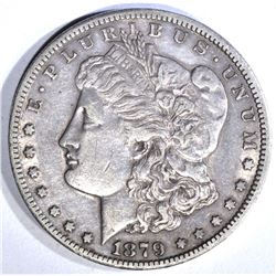 1879-CC MORGAN DOLLAR, AU SCARCE DATE