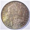 Image 1 : 1890-O MORGAN DOLLAR, CH BU RAINBOW COLORS OBVERSE