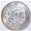 Image 2 : 1890-O MORGAN DOLLAR, CH BU RAINBOW COLORS OBVERSE