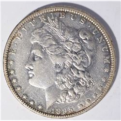 1895-O MORGAN DOLLAR, AU BETTER DATE