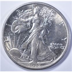 1917-S REV WALKING LIBERTY CH BU/ GEM BU