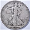 Image 1 : 1921-S WALKING LIBERTY CHOICE VF