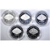 Image 3 : 5-1987 PROOF CONSTITUTION COMMEM SILVER DOLLARS