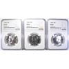 Image 1 : 3-1964 KENNEDY HALF DOLLARS, NGC PF-67