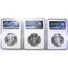 Image 2 : 3-1964 KENNEDY HALF DOLLARS, NGC PF-67