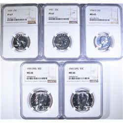 NGC GRADED COLLECTOR LOT: