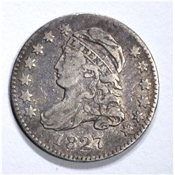 1827 BUST DIME, VF/XF