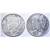 Image 1 : 1922-S & 1923-S PEACE DOLLARS   BU