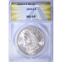 1899-O MORGAN DOLLAR  ANACS MS-65