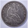 Image 1 : 1866 SEATED HALF DOLLAR, XF