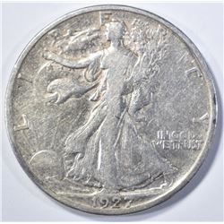 1927-S WALKING LIBERTY XF SCARCE!