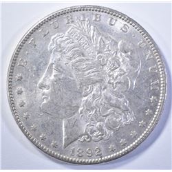 1892 MORGAN DOLLAR, CH BU