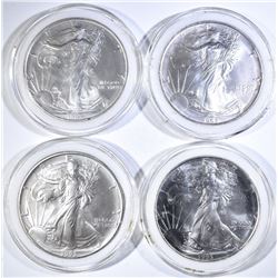 4-BU 1993 AMERICAN SILVER EAGLES