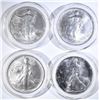 Image 1 : 4-BU 1993 AMERICAN SILVER EAGLES