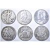 Image 2 : $10.00 MIXED 90% SILVER HALF DOLLARS