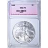 Image 1 : 1999 AMERICAN SILVER EAGLE PNA PERFECT GEM BU