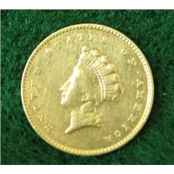 1855 $1 LIBERTY GOLD COIN