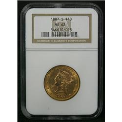 1887-S $10 LIBERTY GOLD COIN