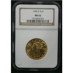 1906-D $10 LIBERTY GOLD COIN