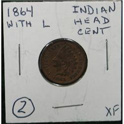1864 INDIAN HEAD CENT