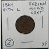 Image 1 : 1864 INDIAN HEAD CENT