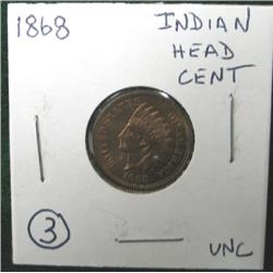 1868 INDIAN HEAD CENT