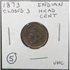 Image 1 : 1873 INDIAN HEAD CENT