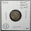 Image 1 : 1832 BUST HALF DIME