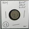 Image 1 : 1834 BUST HALF DIME