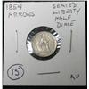 Image 1 : 1854 SEATED LIBERTY HALF DIME