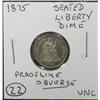 Image 1 : 1875 SEATED LIBERTY DIME