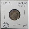 Image 1 : 1900-S BARBER DIME