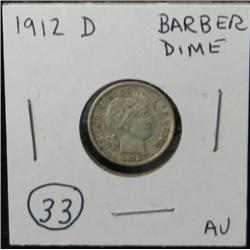 1912-D BARBER DIME