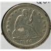 Image 2 : 1849 SEATED LIBERTY QUARTER