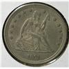 Image 2 : 1861 SEATED LIBERTY QUARTER