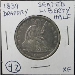 1839 SEATED LIBERTY HALF DOLLAR