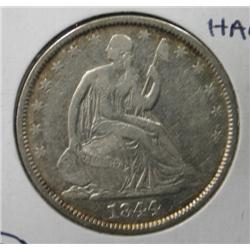 1844-O SEATED LIBERTY HALF DOLLAR