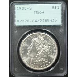 1900-S MORGAN SILVER DOLLAR