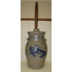 ROWE POTTERY BUTTER CHURN