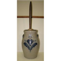 ROWE POTTERY BUTTER CHURN