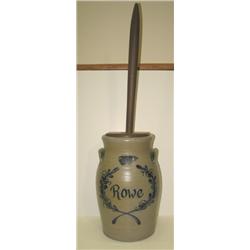 ROWE POTTERY CHURN
