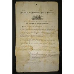 1869 DELAWARE LICENSE